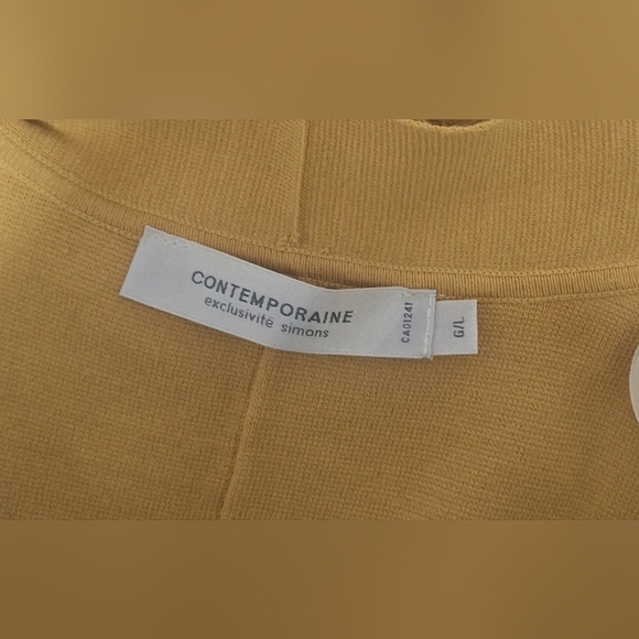 Simons Mustard Women's Cardigan - Picture 3 of 5